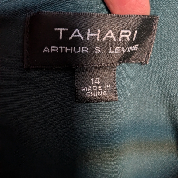 Floor Length Tahari Arthur S Levine Floral Formal Maxi Dress - Picture 2 of 6